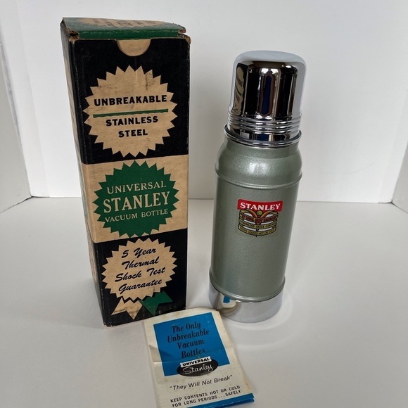 Vintage Universal Stanley Vacuum Bottle  Stainless Steel Unbreakable - Picture 11 of 11